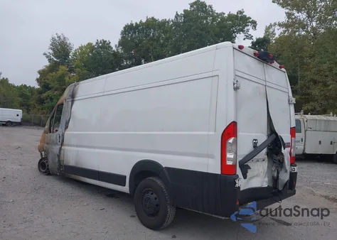 2021 Ram Promaster 3500 Cargo Van High Roof 159 Wb Ext from USA, damaged, VIN 3C6MRVJG1ME566835